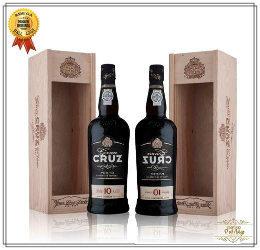 Imagem de Kit com 2 Vinhos do Porto Gran Cruz - 10 anos