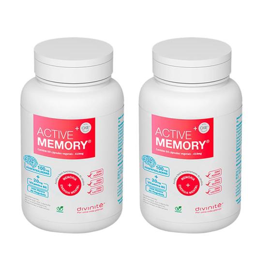 Imagem de Kit com 2 Vitamina Active Memory 60 Caps 410 mg- Divinitè