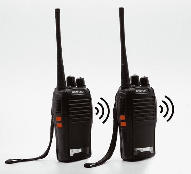Imagem de Kit com 2 Walkie Talkie Baofeng BF777S c/ Lanterna 16 canais