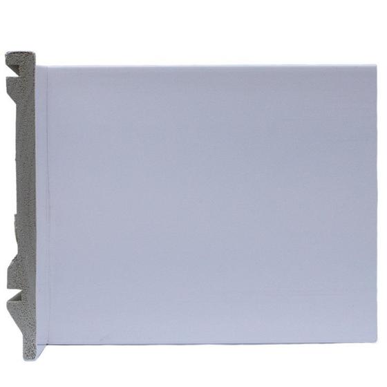 Imagem de Kit com 20 Barras Rodapé de Poliestireno 15cm X 15mm Liso 48m