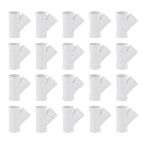 Imagem de Kit com 20 Unidades Juncão Simples 40 x 40mm Esgoto Tigre