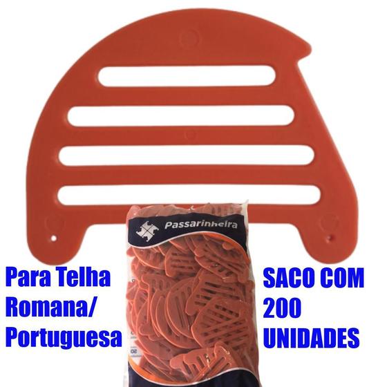 Imagem de Kit Com 200 Tela Passarinheira Para Telhado Portuguesa/romana