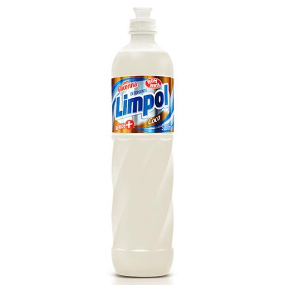 Imagem de Kit com 24 Detergente Líquido Limpol Coco 500 ml - z_EMPÓRIO VEREDAS