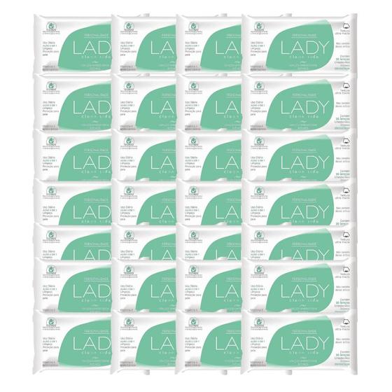 Imagem de Kit com 24 Lenço Íntimos Clean Side Com 20 Lenços  Lady