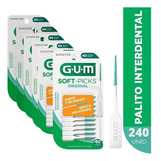 Imagem de Kit com 240 SOFT PICKS GUM Sunstar