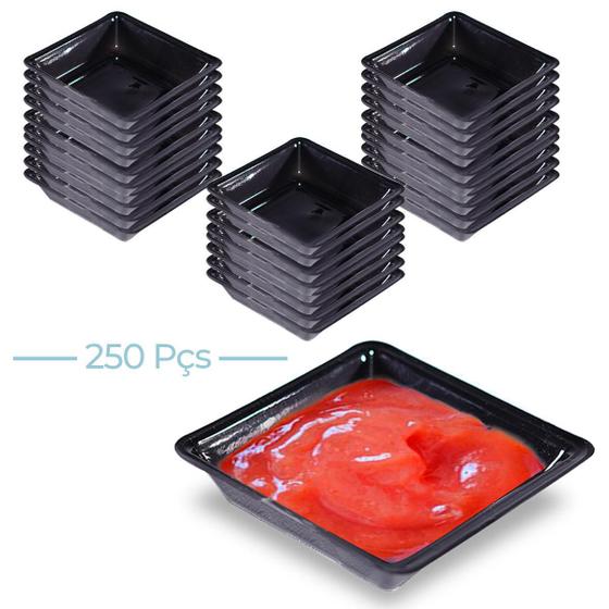 Imagem de Kit Com 250 Molheira Descartável Porta Shoyu Delivery 50Ml