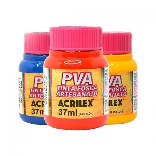 Imagem de Kit com 26 tintas pva 37 ml