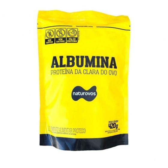 Kit com 3 albuminas naturovos 420g Menor preço em Kit com 3 albuminas naturovos 420g