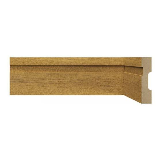 Imagem de Kit com 3 Barras Rodapé Mdf 15mmx7cm 702 Moldufama Metro Linear 7,2m Turim