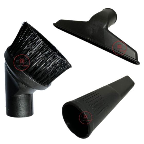 Kit com 3 Bicos de Limpeza Aspiradores de Pó Black e Decker Diversos ( não serve vertical ) - Vb Home Imagem de Kit com 3 Bicos de Limpeza Aspiradores de Pó Black e Decker Diversos ( não serve vertical )