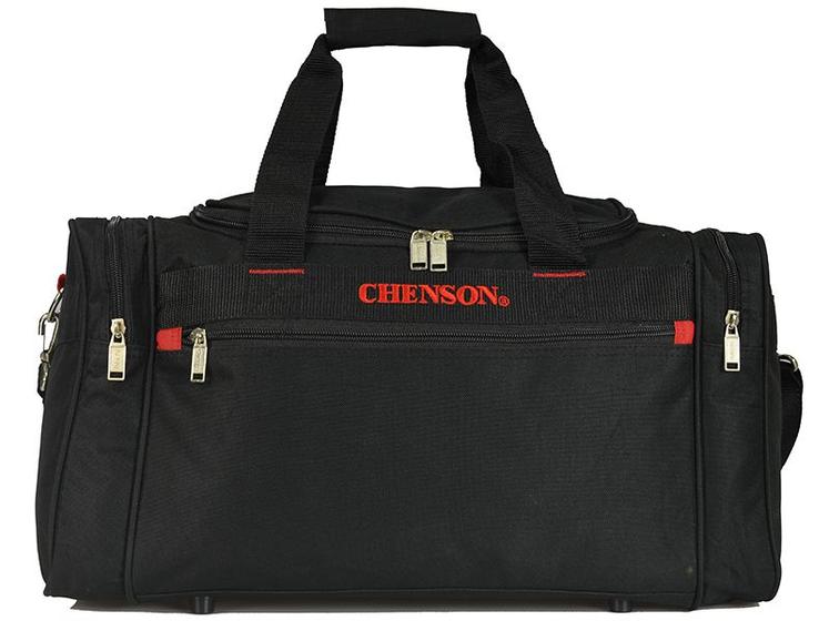 Imagem de Kit com 3 bolsas mala de viagem preto chenson p, m, g.