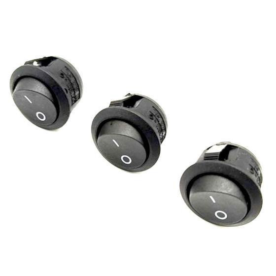 Imagem de Kit com 3 Botão Interruptor Chave Liga Desliga para Aspirador Philco Dust Off PAS1400P