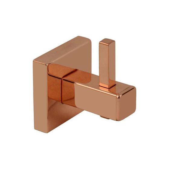 Imagem de Kit com 3 Cabides Inox Square SQ12460 Ducon Metais Rosé Gold