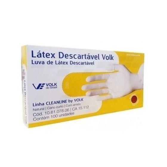 Imagem de KIT COM  3 CAIXAS Luva Látex Descartável com Talco Volk - CA15112
