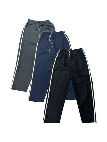 Imagem de Kit Com 3 Calça Tactel Básica Masculina Com Bolso Traseiro