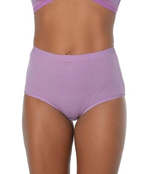Imagem de Kit com 3 Calcinha Demillus Plus Size Cintura Alta Classica