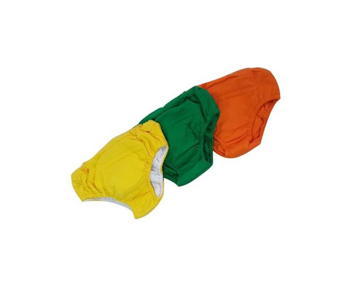 Imagem de Kit com 3 calcinha para desfralde coloridas e piscina M