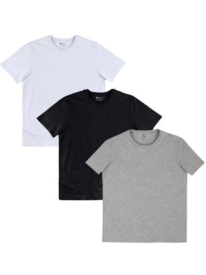 Kit com 3 Camisetas Masculina Hering 4fv2 - Camiseta Masculina ...