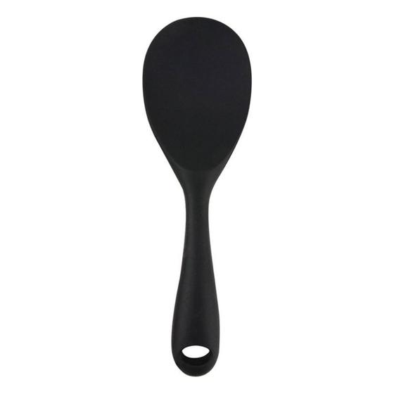 Imagem de Kit com 3 Colher De Silicone Grande Reforçada Utensílio De Cozinha Para Servir