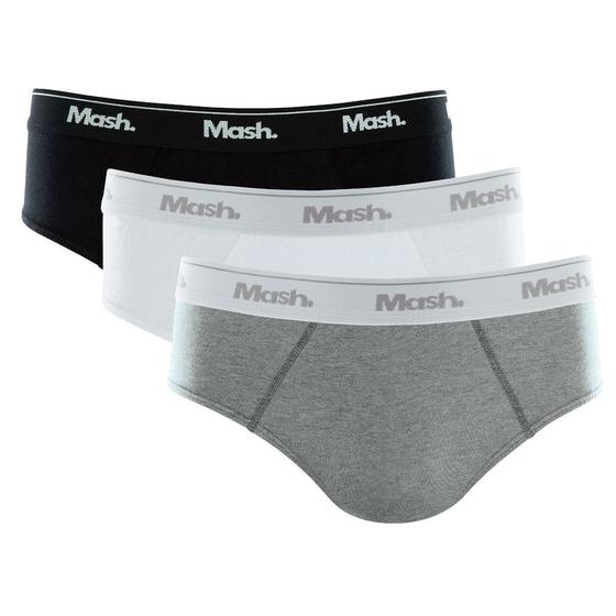 Imagem de Kit com 3 cueca slip msh 010.04