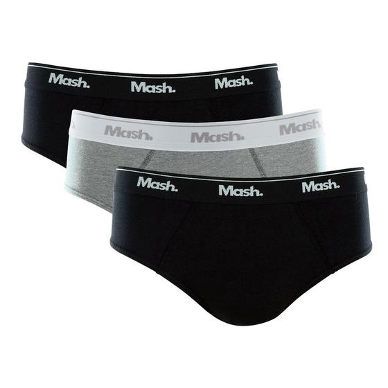 Imagem de Kit com 3 cueca slip msh 010.04
