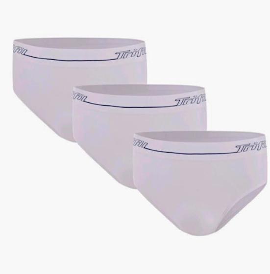 Imagem de Kit Com 3 Cueca Slip Trifil Microfibra sem costura
