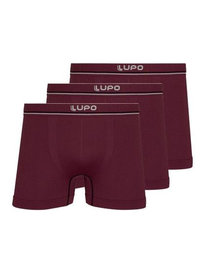Imagem de Kit com 3 Cuecas Boxer Lupo 436-003