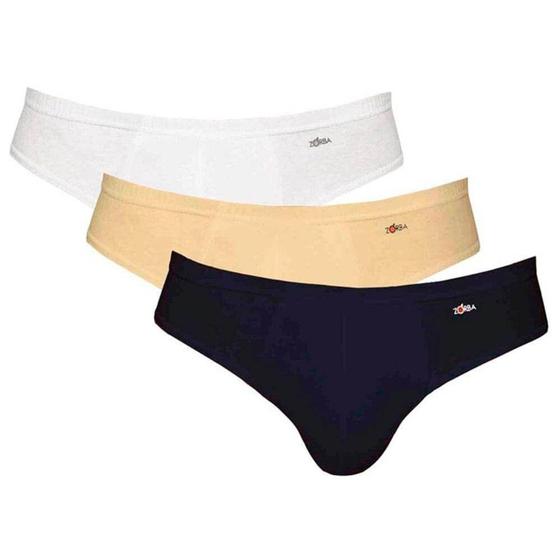 Imagem de Kit com 3 Cuecas Zorba 100% Algodão 791 Slip