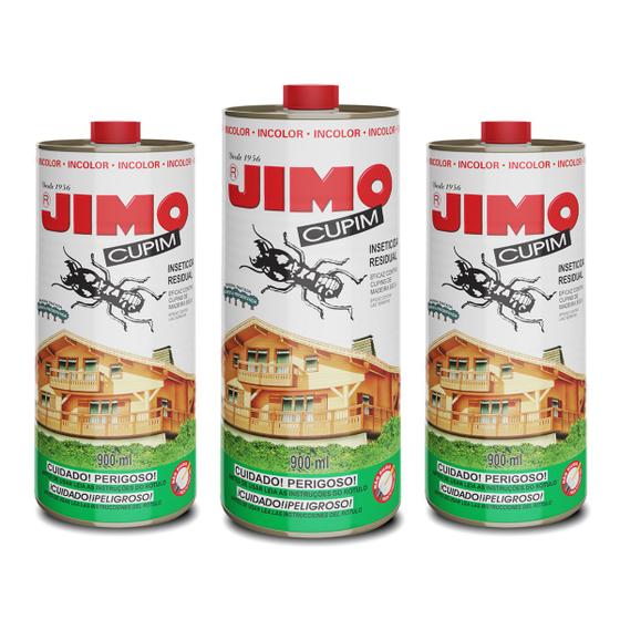 Kit Com 3 Dedetizador Incolor Anti Cupim Jimo Lata Com 900ml Menor preço em Kit Com 3 Dedetizador Incolor Anti Cupim Jimo Lata Com 900ml