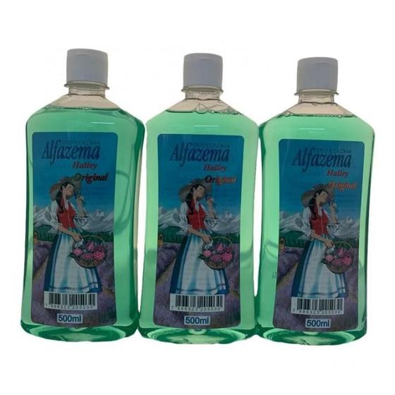 Imagem de Kit Com 3 Deo-Colonia Alfema Halley Original 500 Ml