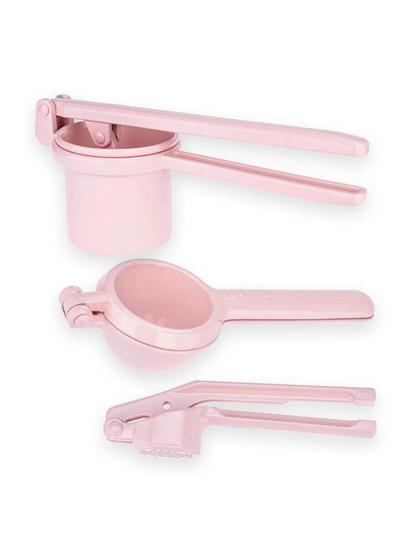 Imagem de Kit com 3 espremedores rosa