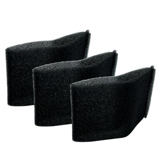 Imagem de Kit com 3 Filtro Proteção de Espuma para Aspirador WAP GTW INOX12