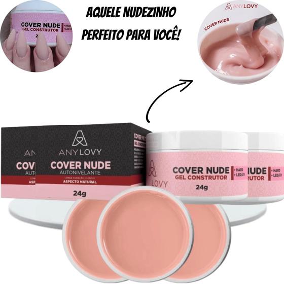Imagem de Kit com 3 Géis Anylovy - auto nivelante - não escorre - 24g cada
