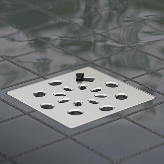Imagem de Kit com 3 Grelha Quadrada 9,4 X 9,4cm com Anti-inseto em Pvc Astra