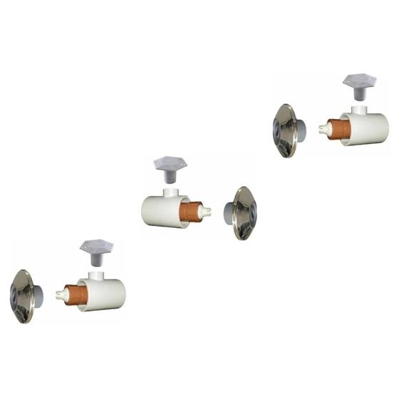 Imagem de Kit  com 3 Hidromassagem Pratic Inox Para Piscinas