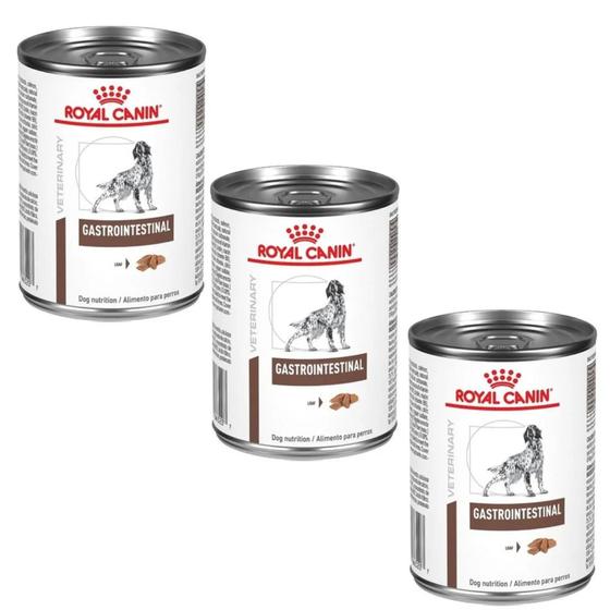 Imagem de kit com 3 latas hepatic royal canin