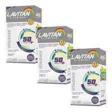 kit com 3 Lavitan Vitalidade 50+ Senior Com 60 comprimidos cada Menor preço em kit com 3 Lavitan Vitalidade 50+ Senior Com 60 comprimidos cada