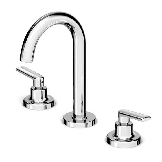 Imagem de Kit com 3 Misturador para Lavatório de Mesa 3 Furos Bica Alta com Valvula de Escoamento Smart-n