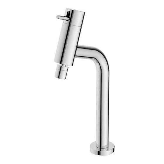 Imagem de Kit com 3 Monocomando para Cozinha de Mesa Bica Alta com Arejador Articulado Basic Celite Cromado