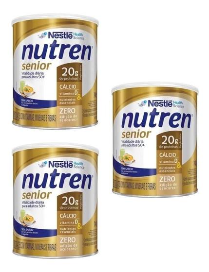 Imagem de Kit Com 3 Nutren Senior Sem Sabor 740G