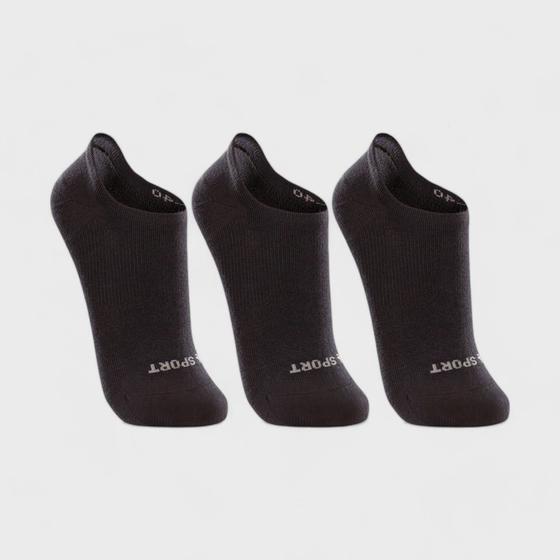 Imagem de Kit com 3 Pares de Meia Sapatilha Invisivel Lupo