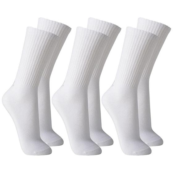 Imagem de Kit Com 3 Pares de meias Lupo Sport Cano Longo em Algodão Cotton Confortável Masculina