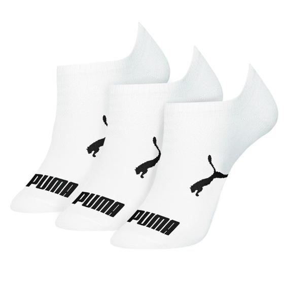 Imagem de Kit Com 3 Pares Meias Algodão Sapatilha Invisível Confortável Puma