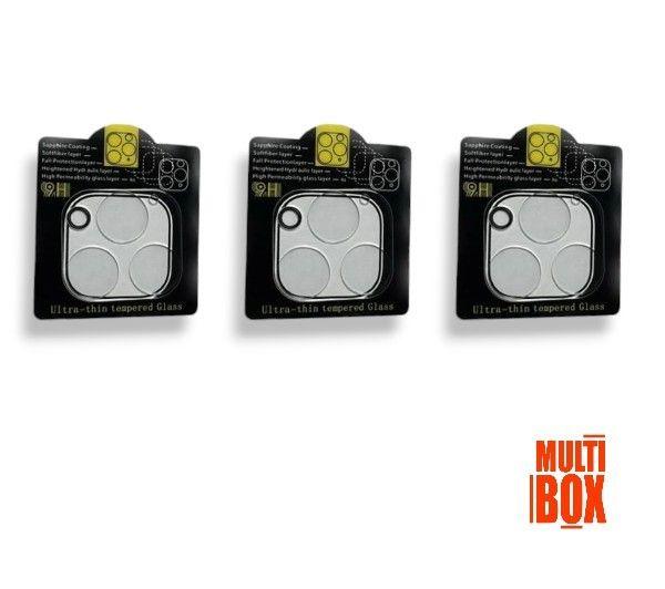 Imagem de Kit Com 3 Películas 3D Protetoras da Câmera Traseira para IPHONE 12 PRO MAX