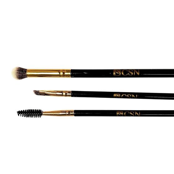 Imagem de Kit Com 3 Pincéis Para Olhos Ruby's