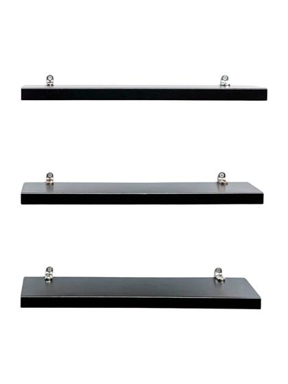 Kit com 3 Prateleiras decorativas 100% MDF 30x10x1,5cm + Suporte de instalação resistente Menor preço em Kit com 3 Prateleiras decorativas 100% MDF 30x10x1,5cm + Suporte de instalação resistente