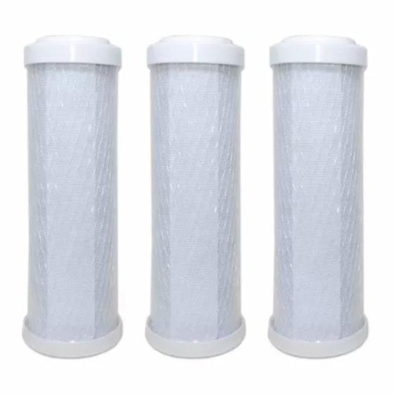 Imagem de Kit Com 3 Refil Carvão Ativo Para Filtro Cavalete 9 3/4 Wfs