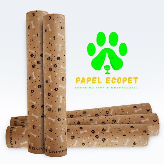 Imagem de Kit Com 3 Rolos - Papel Ecopet Ecológico