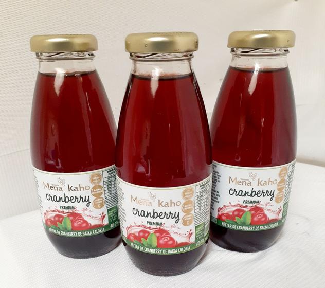 Kit Com 3 SucoS Nectar Cranberry Mena Kaho 300 Ml Menor preço em Kit Com 3 SucoS Nectar Cranberry Mena Kaho 300 Ml