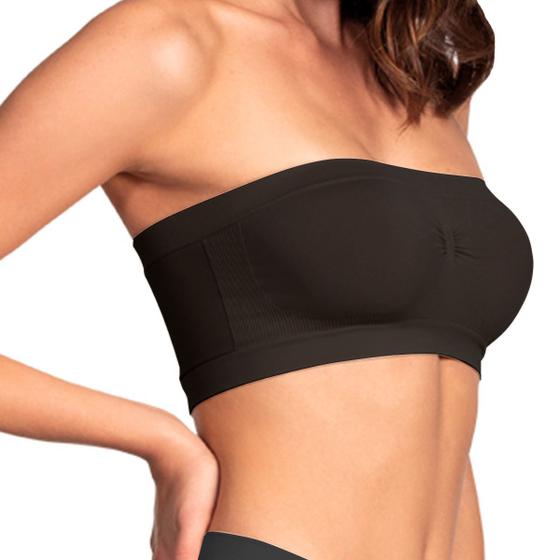 Kit com 3 Sutiãs Corpete Bustier Fit sem Alça Loba Lupo Menor preço em Kit com 3 Sutiãs Corpete Bustier Fit sem Alça Loba Lupo